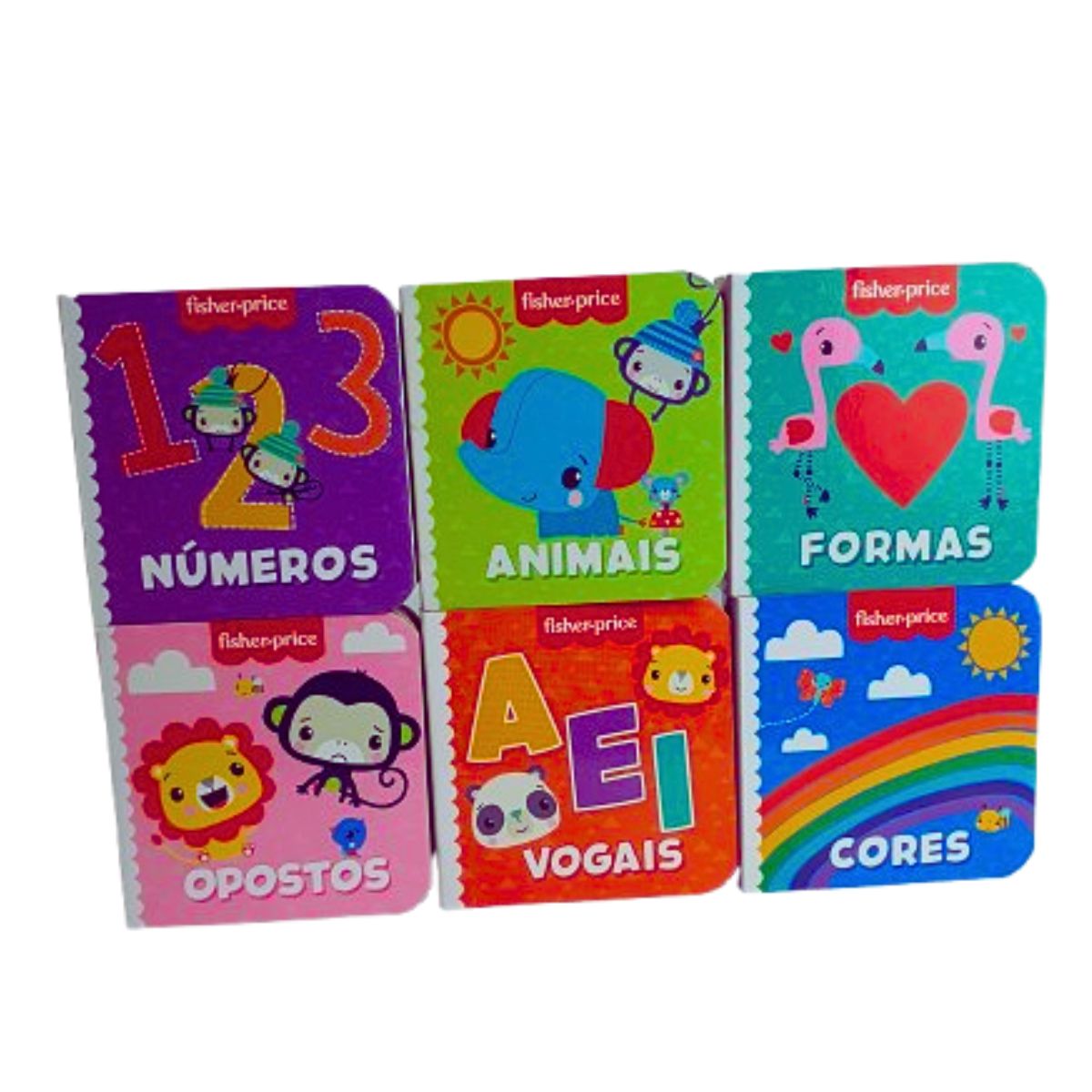 Livros Box Com 6 Minilivros Primeiros Conceitos / Fisher - Price - Ciranda Cultural Livros Box Com 6 Minilivros Primeiros Conceitos / Fisher - Price - Ciranda Cultural